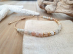 Sonnenstein und Achat Armband