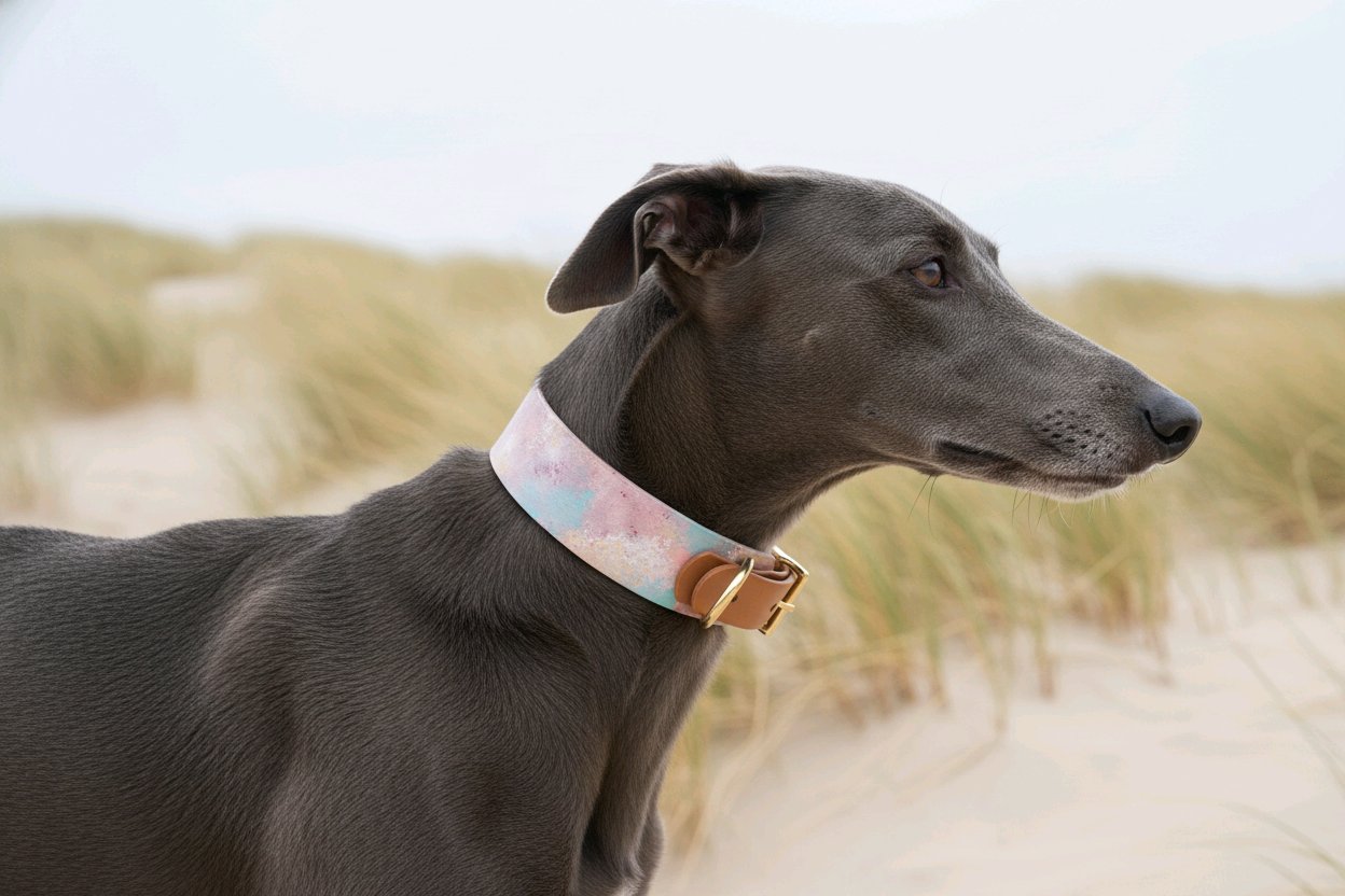 Halsband Art Line Pastell Lila