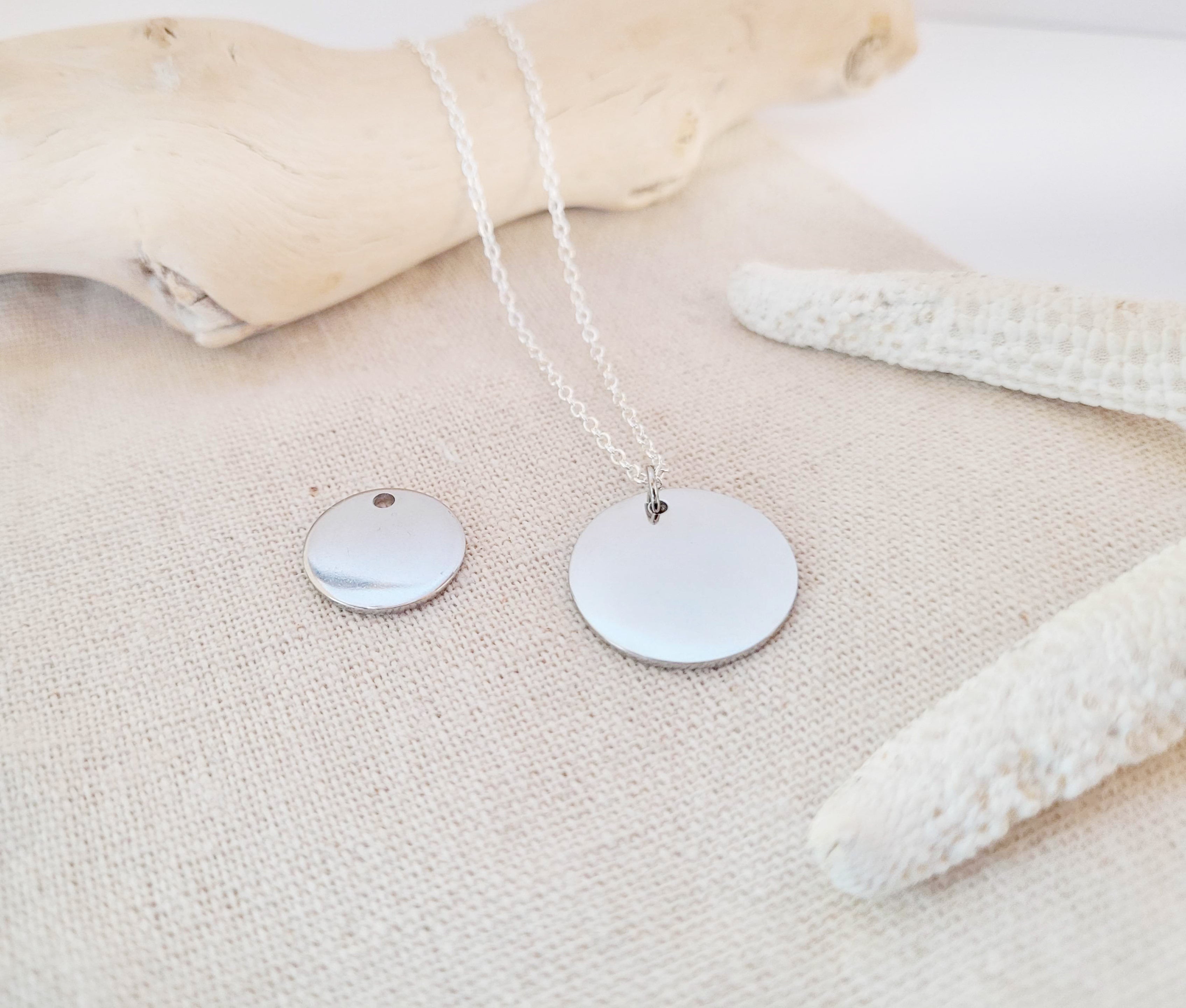 Deine Handschrift als Gravur (Edelstahlkette)