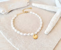 Perlen-Armband Edelstahl