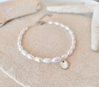 Perlen-Armband Edelstahl