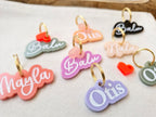 Personalisierte Acryl-Hundemarke - Name-Shape