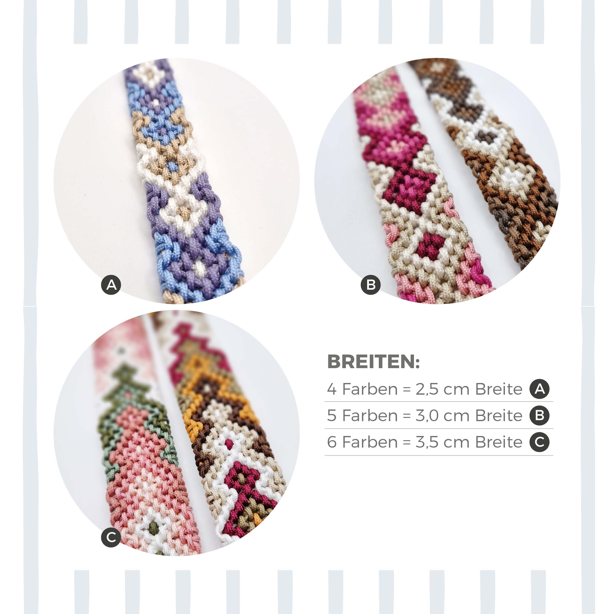 Halsband Piru 2,5-3,5 cm breit